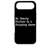 My Beauty Routine is A Shopping Spree Citation de beauté Amusante Coque pour iPhone Air