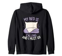 My Bed is Calling and I Must Go Sleepy Mood Oreiller pour se détendre Sweat à Capuche