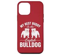 My Best Buddy Is An English Bulldog - Amoureux des chiens Coque pour iPhone 12 mini