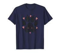 My Best Friend Has Four Paws - Pet Love Paw T-Shirt, Homme, Bleu Marine, 5XL