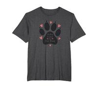 My Best Friend Has Four Paws - Pet Love Paw T-Shirt, Homme Grandes Tailles, Chiné Foncé, 4X Tall