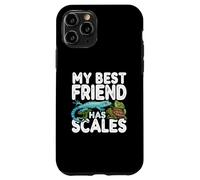 My Best Friend Has Scales Reptile Pet Lover Gecko Turtle Coque pour iPhone 11 Pro