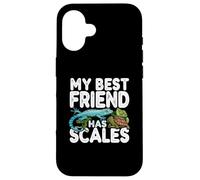 My Best Friend Has Scales Reptile Pet Lover Gecko Turtle Coque pour iPhone 16