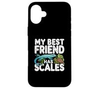 My Best Friend Has Scales Reptile Pet Lover Gecko Turtle Coque pour iPhone 16 Plus