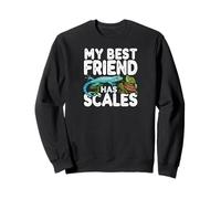 My Best Friend Has Scales Reptile Pet Lover Gecko Turtle Sweatshirt