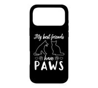 My Best Friends Have Paws - Amoureux des Chats et des Chiens Coque pour iPhone 17 Pro Max