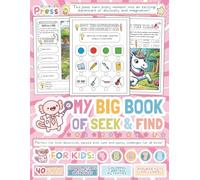 My Big Book Of Seek & Find: 40 Fun Search & Find Challenges - Spot Hidden Objects, Puzzles Activities for Kids Ages 4-8