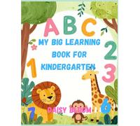 My Big Learning Book for Kindergarten: Alphabet Tracing, Numbers 1-20, Shapes, Colors & Fun Activity Pages for Kids Ages 5-6 | Pastel Illustrated Workbook for Preschool and Kindergarten