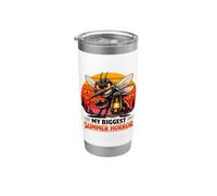 My Biggest Summer Horror Moustique Rétro Coucher de Soleil Camping Gobelet isotherme en acier inoxydable double paroi