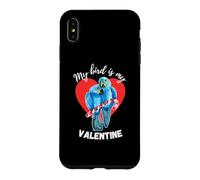My Bird is My Valentine - Couple d'aras en Jacinthe Coque pour iPhone XS Max