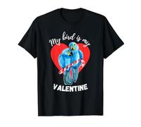 My Bird is My Valentine - Couple d'aras en Jacinthe T-Shirt Graphique avec Valeur