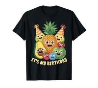 My Birthday Toddler Kids Birthday Boy Girl Fun Kawaii Fruit T-Shirt