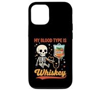 My Blood Type is Whiskey Skeleton IV Sac Coque pour iPhone 12/12 Pro
