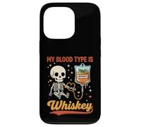 My Blood Type is Whiskey Skeleton IV Sac Coque pour iPhone 13 Pro