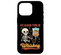 My Blood Type is Whiskey Skeleton IV Sac Coque pour iPhone 16 Pro