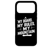 My Board My Rules Sarcastic Snowboard Expression Coque pour iPhone 17 Pro Max