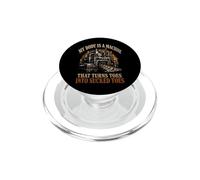 My Body is A Machine Sucked Toes Drôle Bizarre PopSockets PopGrip pour MagSafe