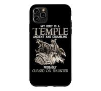 My Body is A Temple Ancient Crumbling Probably Cursed Coque pour iPhone 11 Pro Max