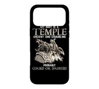 My Body is A Temple Ancient Crumbling Probably Cursed Coque pour iPhone 17 Pro Max