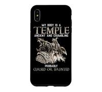 My Body is A Temple Ancient Crumbling Probably Cursed Coque pour iPhone XS Max