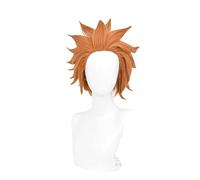 My Boku No Hero Academia Hawkes Hawks Cosplay Cheveux synthétiques courts résistants à la chaleur + bonnet de perruque pour fête d'Halloween