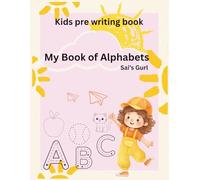 My Book Of Alphabets: Kids pre writing book By Sai’s Gurl | Pre writing activities for kindergarteners, Alphabet practices for kids with pictures