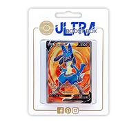my-booster Lucario V SWSH213 Full Art - Ultraboost X Epée et Bouclier 10 Astres Radieux - Coffret de 10 Cartes Pokémon Françaises