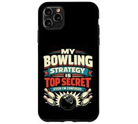 My Bowling Strategy is Top Secret Citation Bowling Coque pour iPhone 11 Pro Max