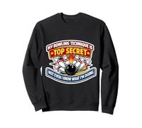My Bowling Technique Even I Don't Know Funny Mens Joke Citation Sweatshirt