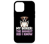 My Boxer The Biggest Kid I Know Dog Lover Humour Coque pour iPhone 12 Mini