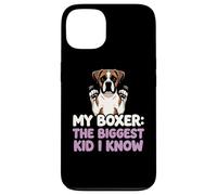 My Boxer The Biggest Kid I Know Dog Lover Humour Coque pour iPhone 13