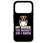 My Boxer The Biggest Kid I Know Dog Lover Humour Coque pour iPhone 17 Pro