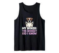 My Boxer The Biggest Kid I Know Dog Lover Humour Débardeur