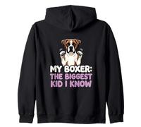 My Boxer The Biggest Kid I Know Dog Lover Humour Sweat à Capuche