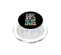 My Brain is 99% Hip Hop Lyrics PopSockets PopGrip pour MagSafe