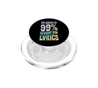 My Brain is 99 Percent Detroit Rap Paroles PopSockets PopGrip pour MagSafe