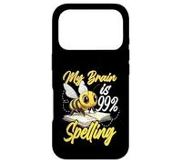 My Brain is 99% Spelling Word Game Genius Spelling Bee Coque pour iPhone 17 Pro