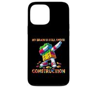 My Brain is Still Under Construction Master Builder Dabbing Coque pour iPhone 13 Pro Max