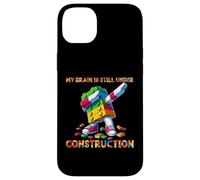 My Brain is Still Under Construction Master Builder Dabbing Coque pour iPhone 14 Plus