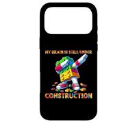 My Brain is Still Under Construction Master Builder Dabbing Coque pour iPhone 17 Pro Max
