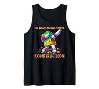 My Brain is Still Under Construction Master Builder Dabbing Débardeur
