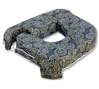 My Brest Friend 0052 Baby Wild - Coussin d'allaitement américain pour Jumeaux, Design: Firework, Gris Vert Blanc
