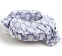 My Brest Friend 0060 Baby Wild - Coussin d'allaitement américain, Original, Design: Flowers, Violet Blanc