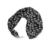 My Brest Friend Housse de coussin d'allaitement – Ajustable, durable – Noir éventails fluides