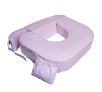 My Brest Friend Twin Coussin d'allaitement Rayures Blanches Rose 1 Unité
