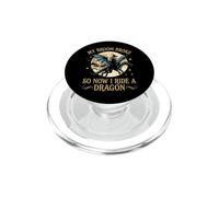 My Broom Broke So Now I Ride A Dragon Halloween Femme Sorcière PopSockets PopGrip pour MagSafe