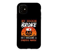 My Broom Broke So Now I'm A Nurse Funny Halloween Costume Coque pour iPhone 11