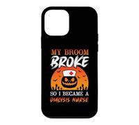 My Broom Broke So Now I'm A Nurse Funny Halloween Costume Coque pour iPhone 12 Mini