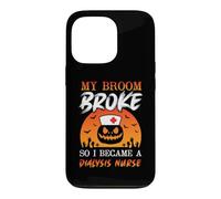 My Broom Broke So Now I'm A Nurse Funny Halloween Costume Coque pour iPhone 13 Pro
