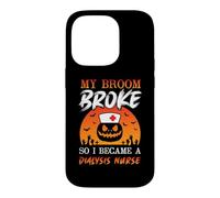 My Broom Broke So Now I'm A Nurse Funny Halloween Costume Coque pour iPhone 14 Pro